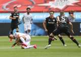 Fussball - 1. BL - Fussball - 1. BL - Bayer 04 Leverkusen - 1. FSV Mainz 05 - 27.06.2020,
Robin Quaison (M05), Lars Bender (Bayer)

Bildnachweis: hasan bratic/rscp-photo

DFL regulations prohibit any use of photographs as image sequences and/or quasi-video.
EDITORIAL USE ONLY.
National and international News-Agencies OUT.



