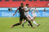 Fussball - 1. BL - Fussball - 1. BL - Bayer 04 Leverkusen - 1. FSV Mainz 05 - 27.06.2020,
Jonathan Tah (Bayer), Karim Onisiwo (M05)

Bildnachweis: hasan bratic/rscp-photo

DFL regulations prohibit any use of photographs as image sequences and/or quasi-video.
EDITORIAL USE ONLY.
National and international News-Agencies OUT.



