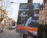 wiloka - Wahlplakate - Was darf man - 11.02.2021, 
CDU wirbt mit Polizei

- Foto: René Vigneron / VRM Bild, 


