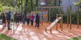 wiloka - Neueröffnung des Calisthenics-Park in Biebrich - 19.10.22, Auf der Kinderspielplatz Prießnitzstr. 2 wird ein Fitness-Parcour eröffnet- Foto: René Vigneron