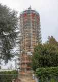 wiloka - Wasserturm Biebrich - 23.02.23,  
Komplett von oben bis unten eingerüstet

- Foto: René Vigneron


