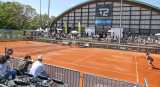 Tennis - Wiesbaden Open 23 - 04.05.23, 
Auch am Donnerstag spielt das Wetter mit auf dem Gelände in Nordenstadt

- Foto: René Vigneron
