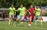Fussball - TESTSPIEL - SV Wehen Wiesbaden - FC Nordsjaelland - 08.07.23, FLORIAN CARSTENS (SVWW), CONRAD HARDER (FCN),- Foto: Frank Heinen/rscp-photo
