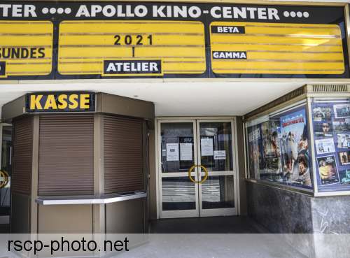 wiloka - Geschlossene Kinos in Wiesbaden - 11.01.2021, 
Apollo in der Moritzstrasse,

- Foto: René Vigneron / VRM Bild, 


